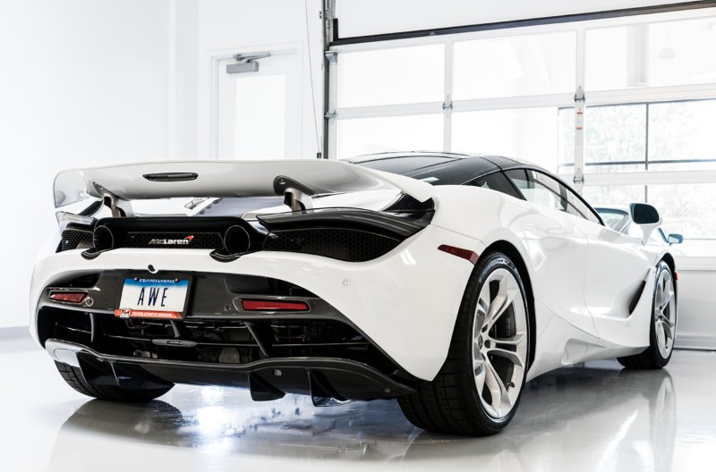 AWE Tuning McLaren 720S Performance Exhaust - Diamond Black Tips - Image 3