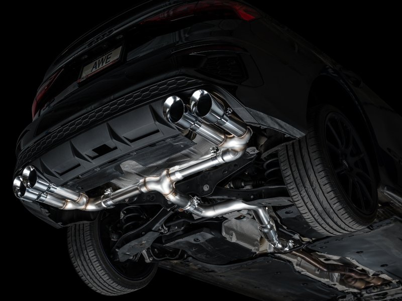 AWE 22-24 Audi 8Y S3 Track Edition Exhaust - Chrome Silver Tips - Image 10