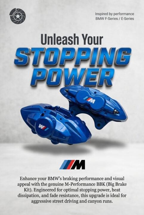 BMW M-Performance BBK - 370/380 Front & 345 Rear Calipers - E9X F2X F3X F8X M3 M4