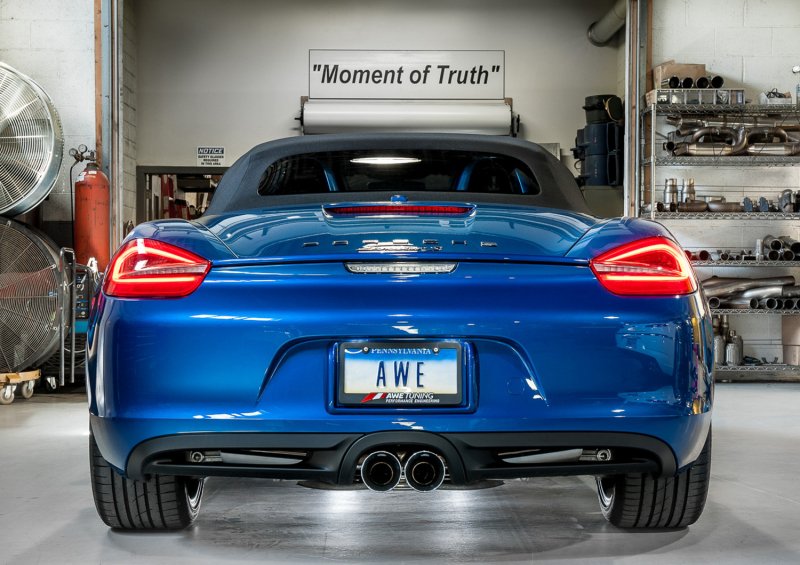 AWE Tuning Porsche 981 Performance Exhaust System - w/Diamond Black Tips - Image 4
